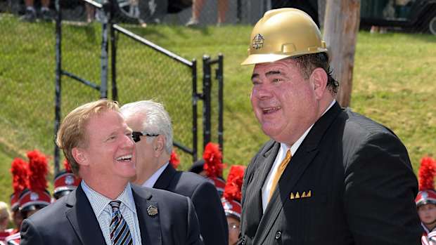 David Baker and Roger Goodell